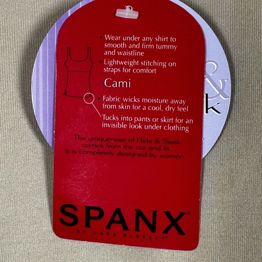 Spanx Shapewear Cami Womens 1X Beige Control Tank Smoothing Slimming Undershirt - Picture 5 of 9